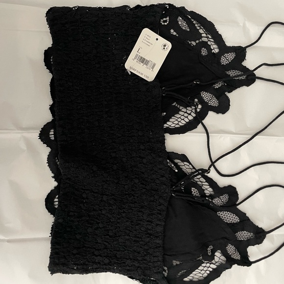 NWT Free People Bohemian Adella Bralette in Black - Picture 14 of 15